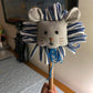 BLUE LION ON STICK