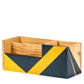 "EDGE" Hand Painted Wooden Desk Organizer