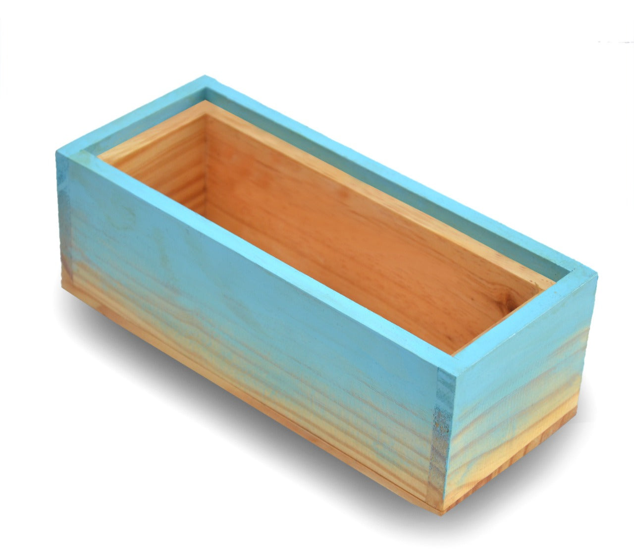 "SKY IS FALLING"  Hand Painted Wooden Desk Organizer