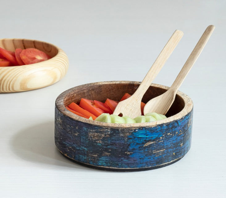 "Mashiyyat" Mango Wood Salad Bowl - 6" Diameter