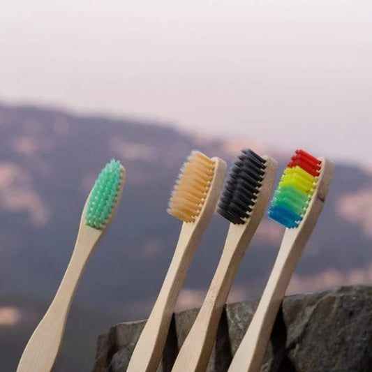 Bamboo Toothbrush Colour Pack (4 Pcs)