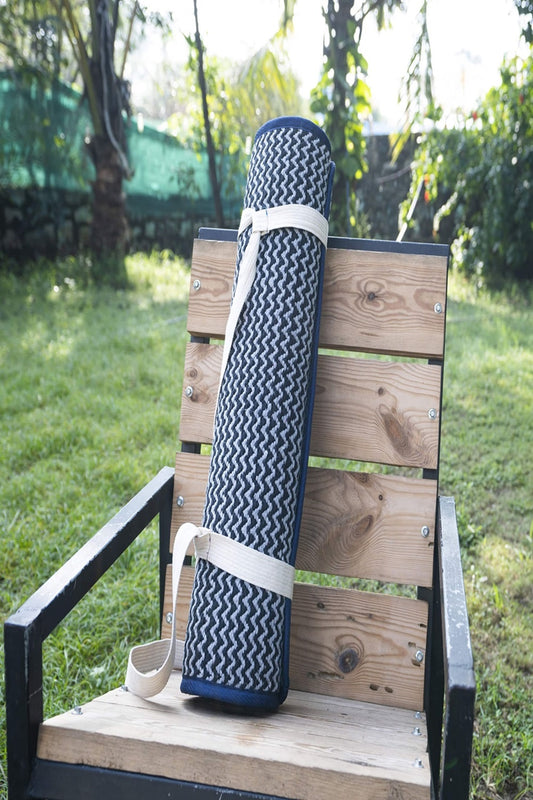 "AAKASHA"- The Thick Cotton Yoga Mat