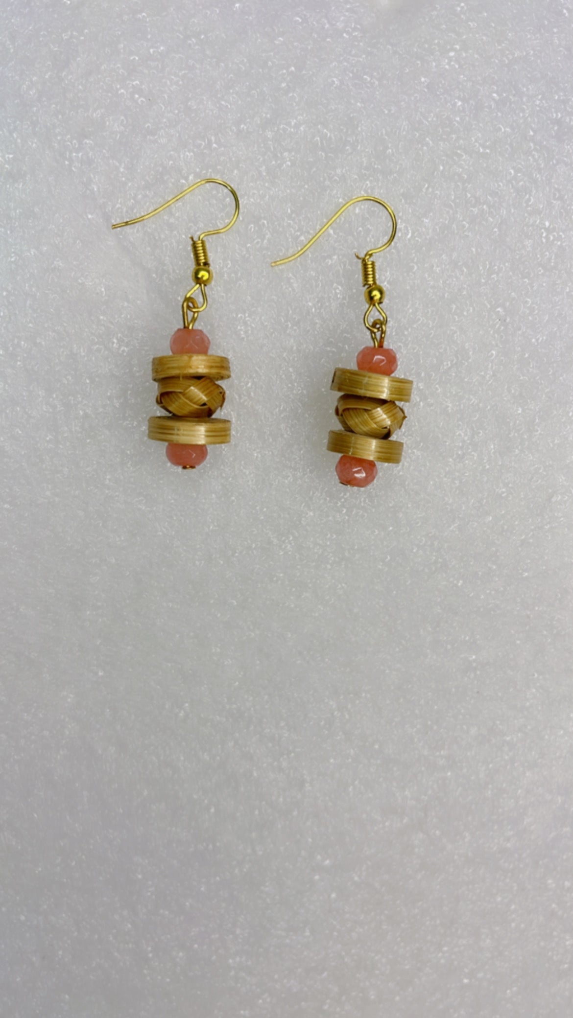 Handcrafted Bamboo Quilled and Weaved Earrings