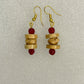 Handcrafted Bamboo Quilled and Weaved Earrings