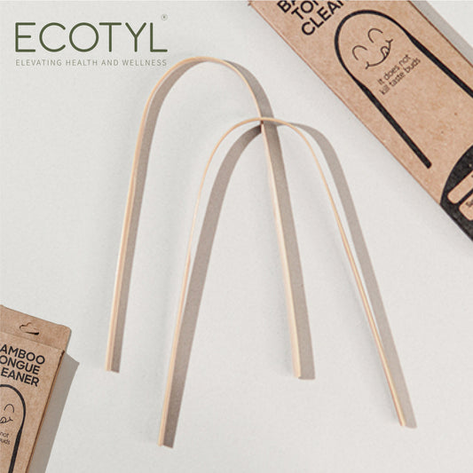 Bamboo Tongue Cleaner | For Oral Hygiene & Fresh Breath | Set of 2