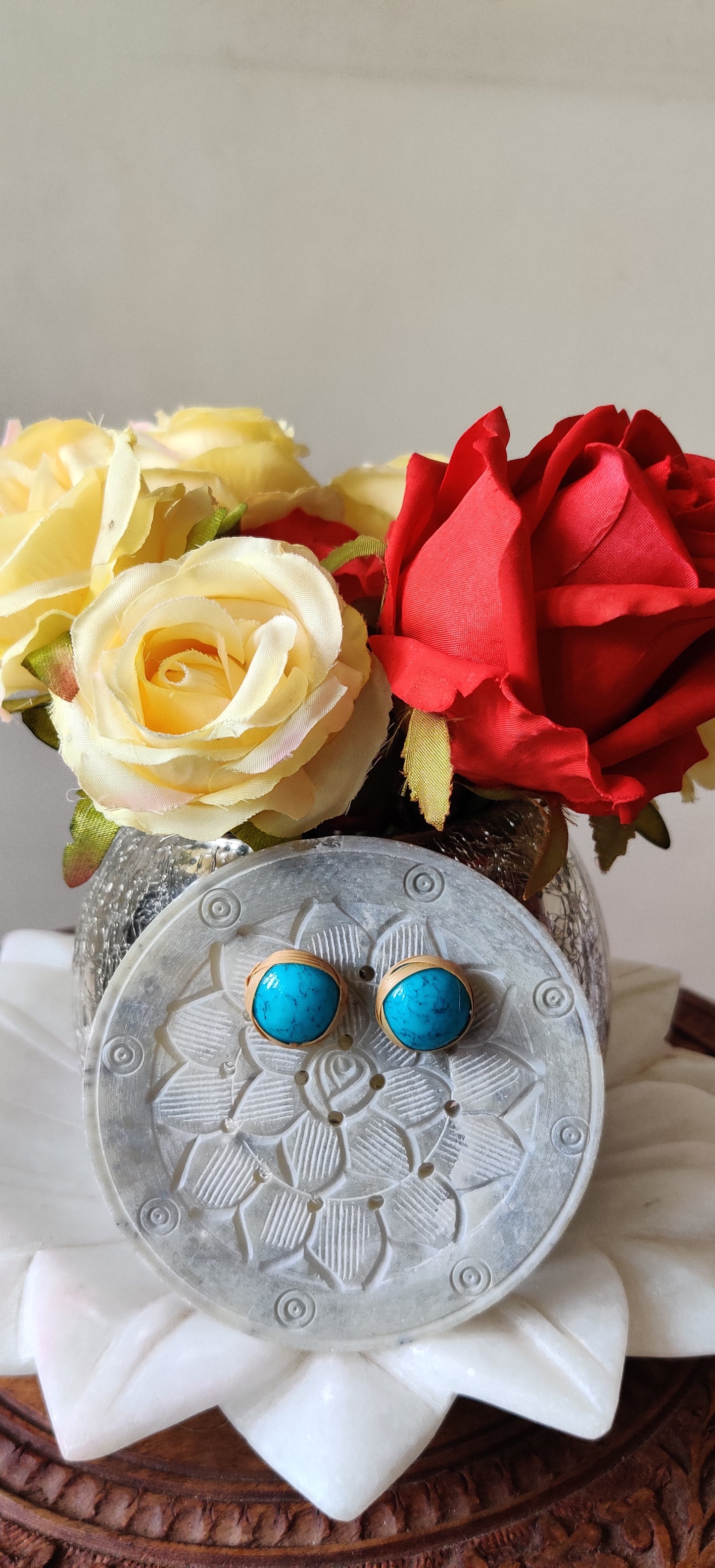 Handcrafted Bamboo Butti Earrings