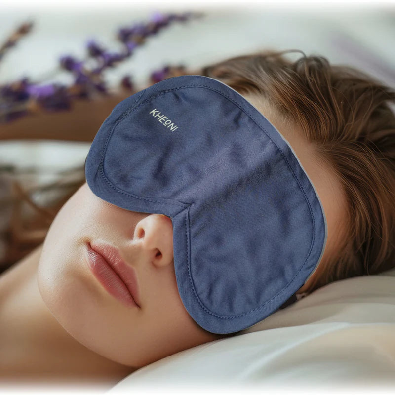 Organic Cotton Eye Mask | Blue | 25 G