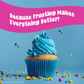 Cashew Butter Blue Vanilla Frosting