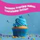 Cashew Butter Blue Vanilla Frosting