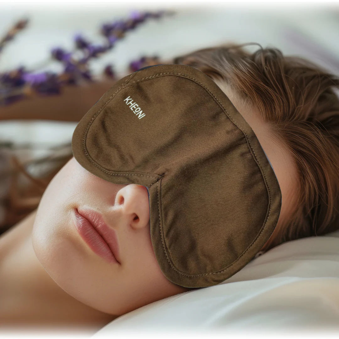 Organic Cotton Eye Mask | Brown | 25 G
