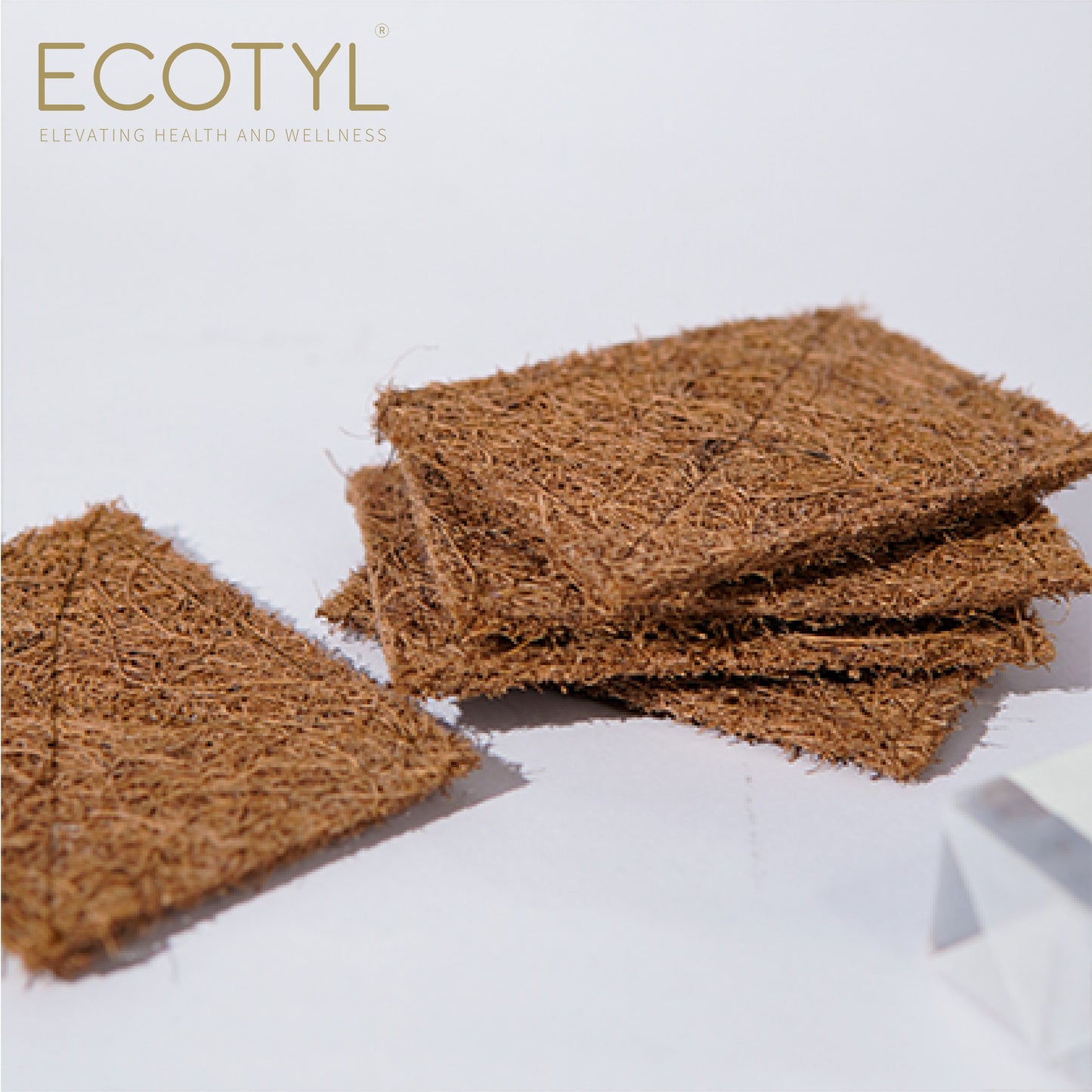 Coconut Scrub Pad | Dishwashing Pad | Natural Long-Lasting Stitched Coir Scrubber - Set of 5