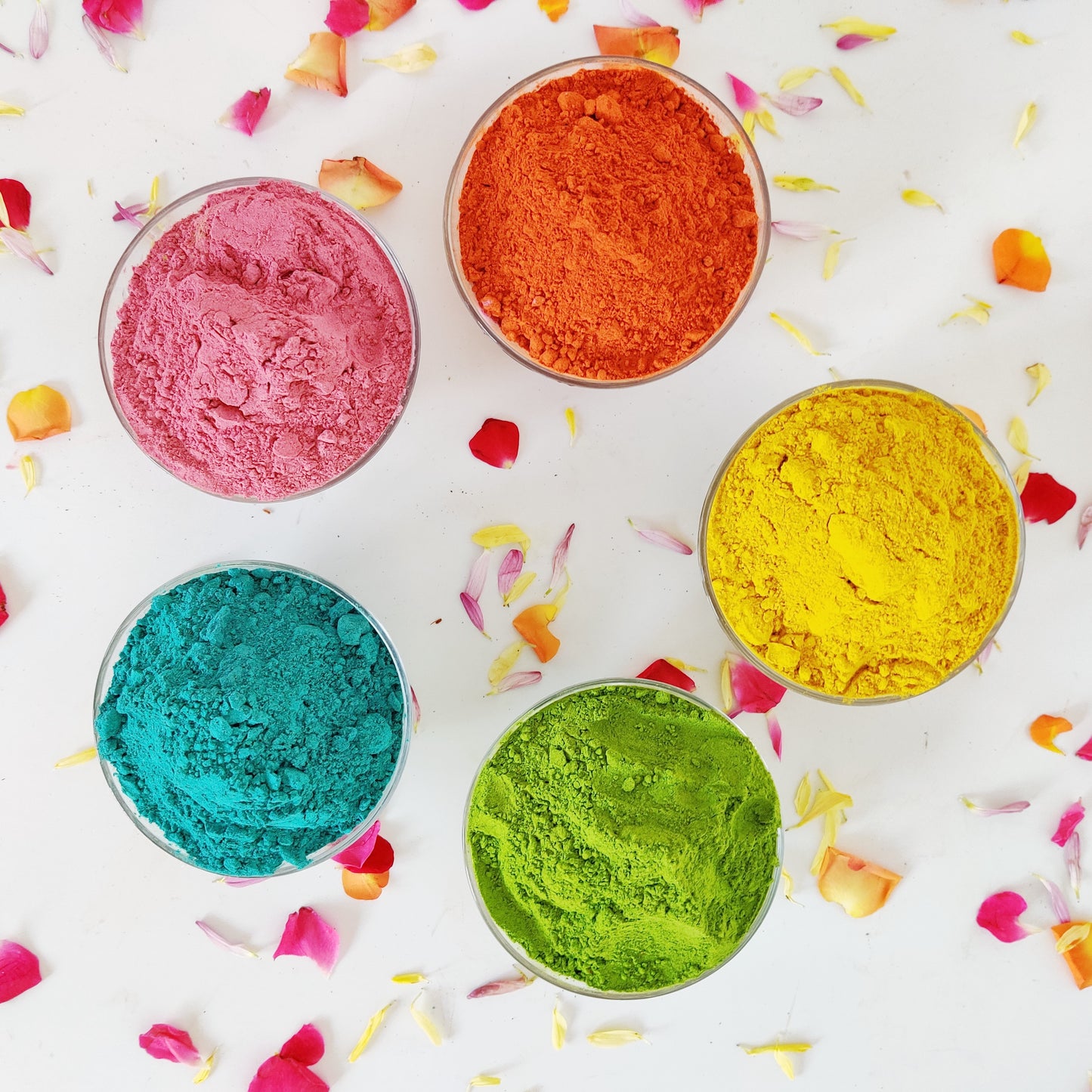 Petalists Eco-friendly Holi Colours - 5 Colour Combo