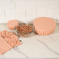 Pink Bowl Cover Set (Set of 3) | Kitchen Organisers