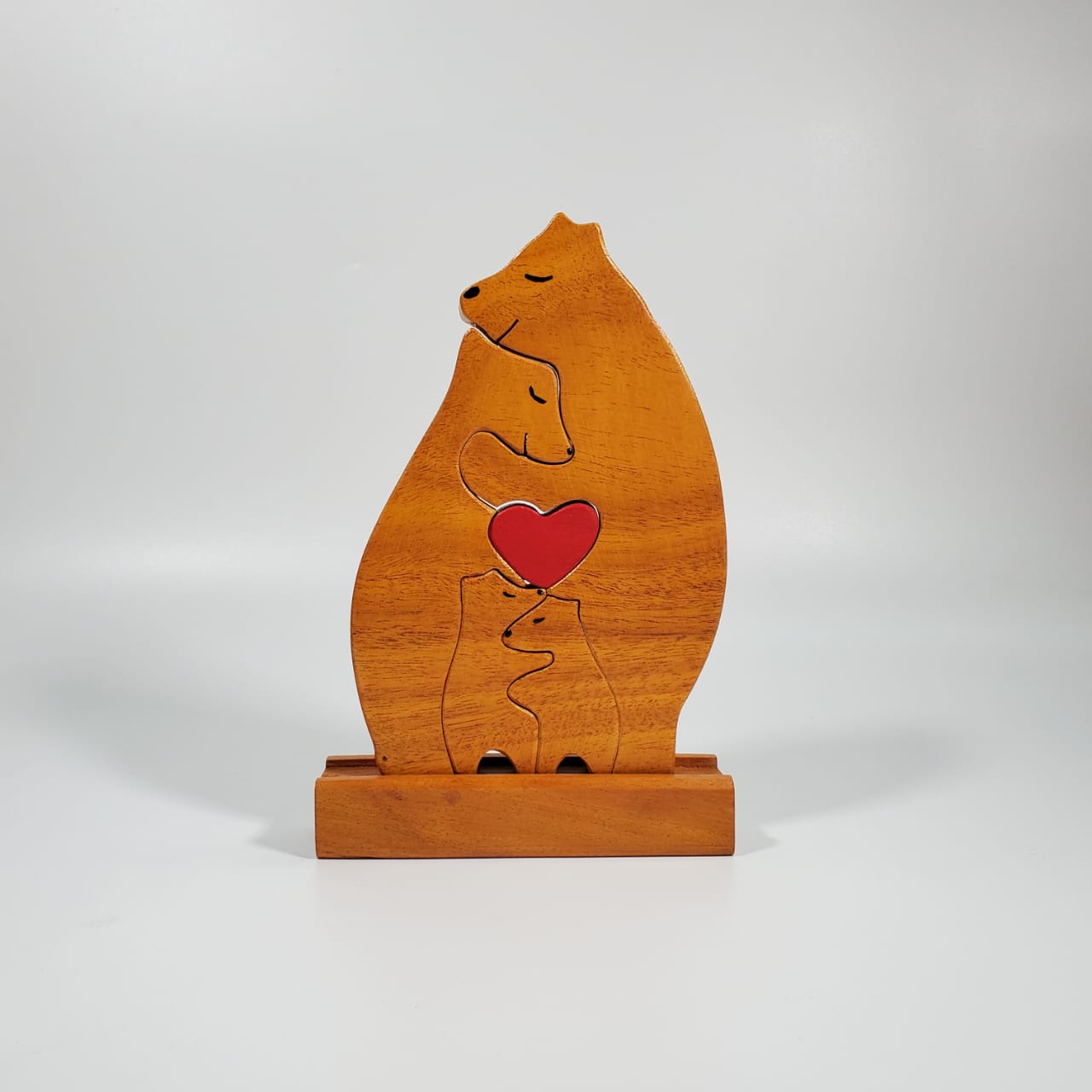 Bear Family with Two Kids