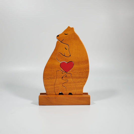 Bear Family with Two Kids