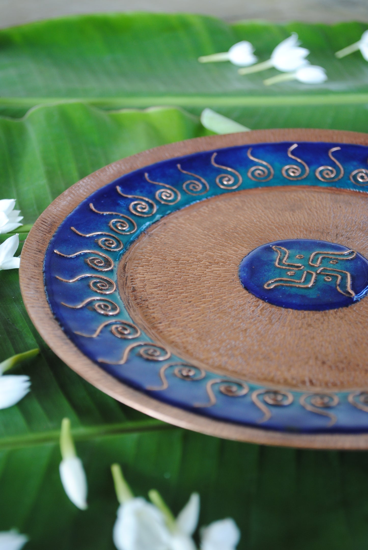 Archana Pooja Thali - Blue