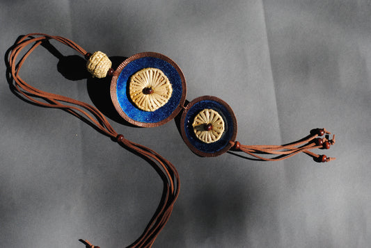Vaati Pendant Necklace (Blue)