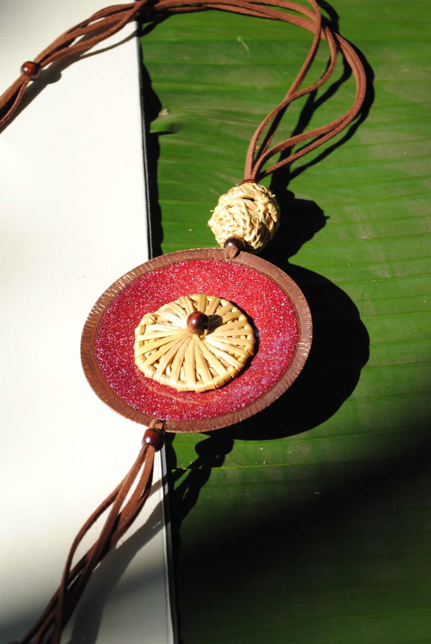 Vaati Pendant Necklace Red -  Single Vaati