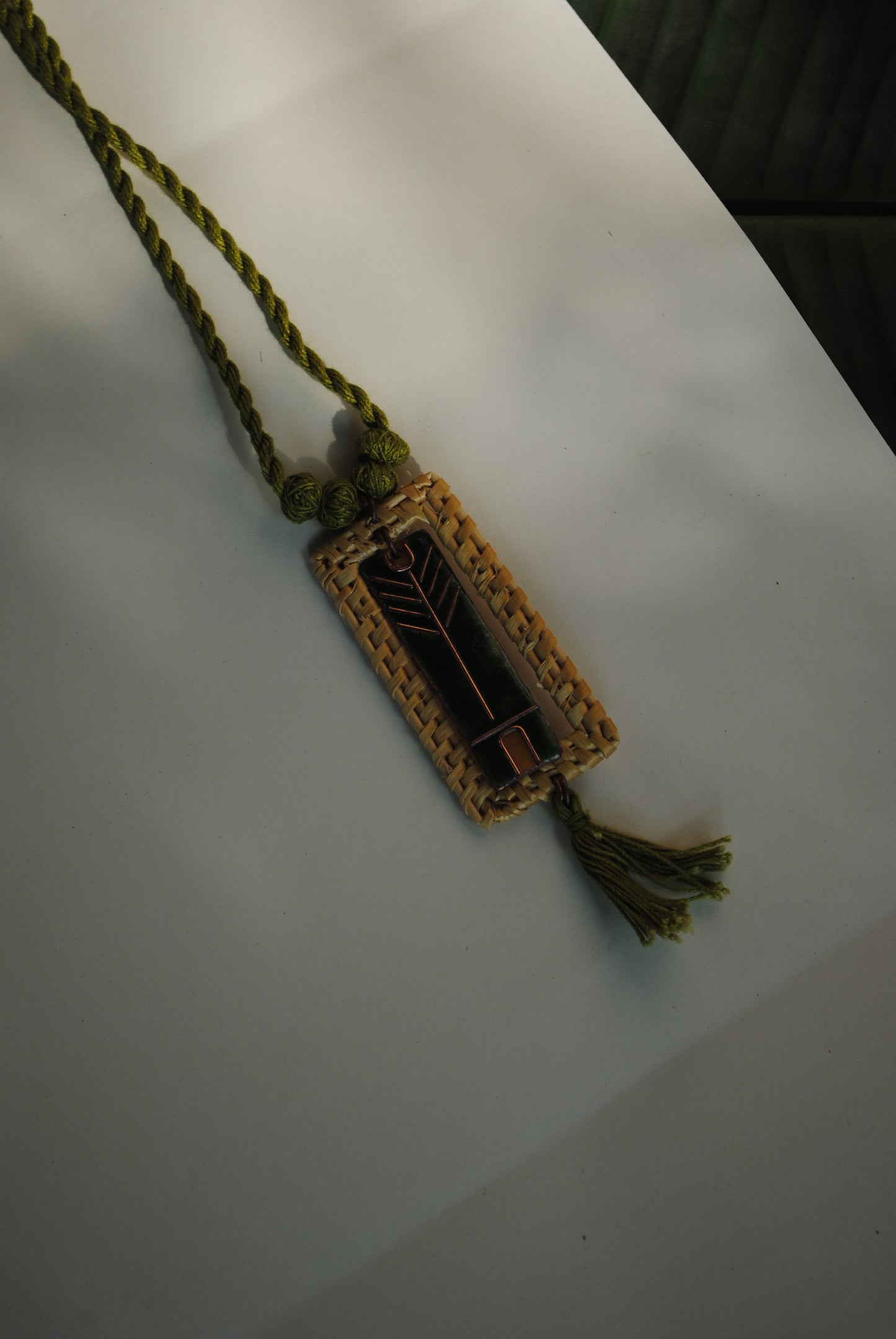 Jharokha Pendant Green