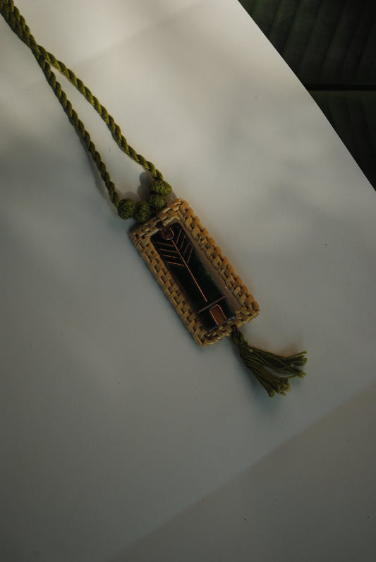 Jharokha Pendant Green