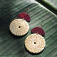 Chandrabindu Earrings (Red)