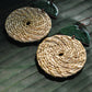 Chandrabindu Earrings (Green)
