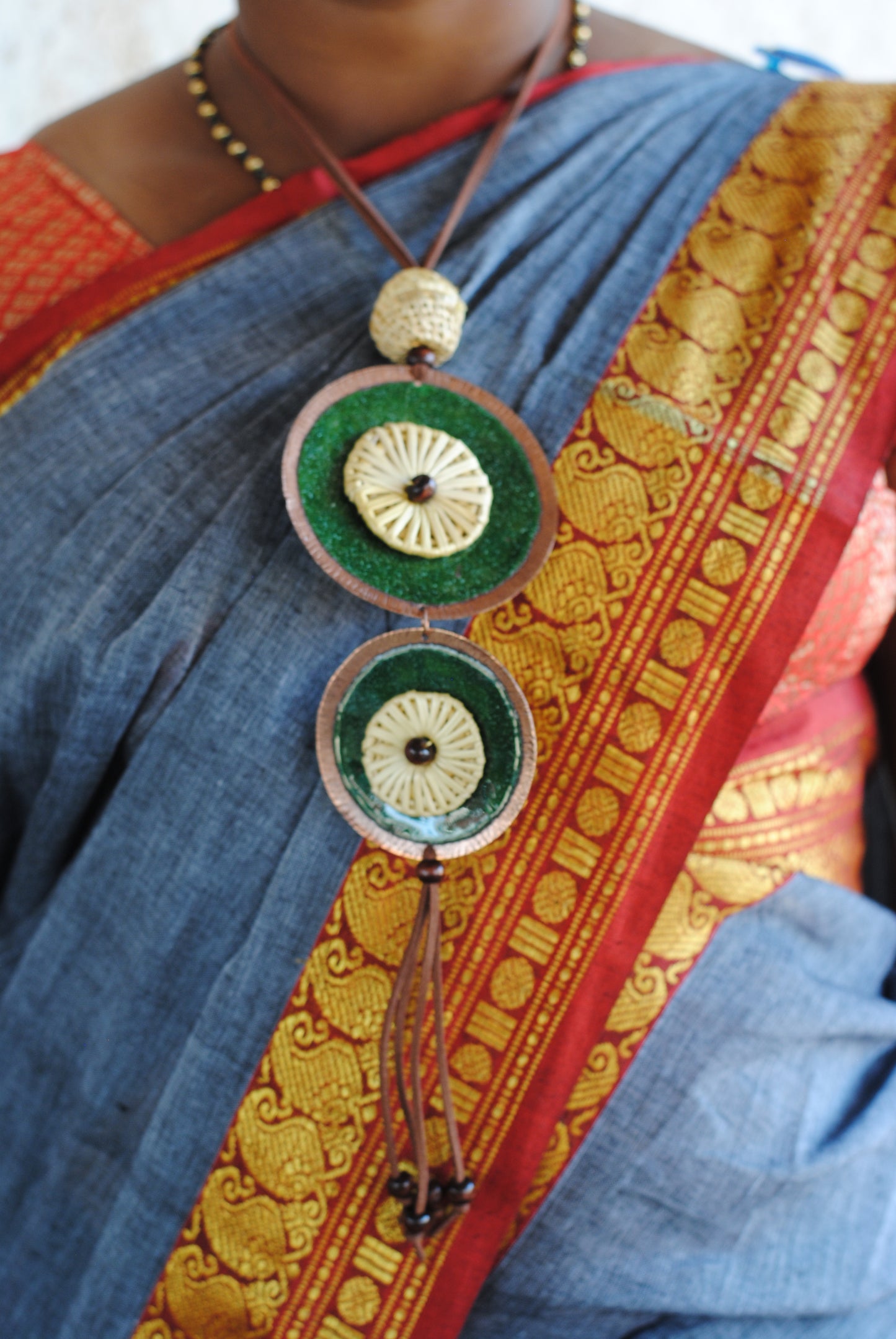 Vaati Pendant Necklace (Green)