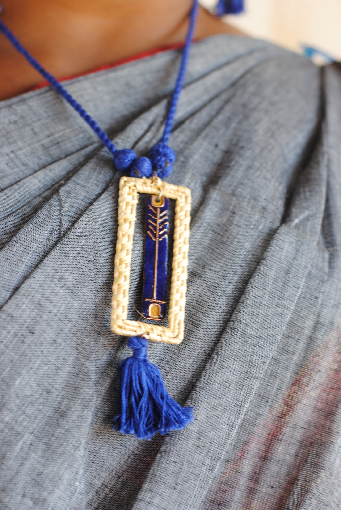 Jharokha Pendant Blue