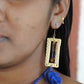 Jharokha Earrings Blue