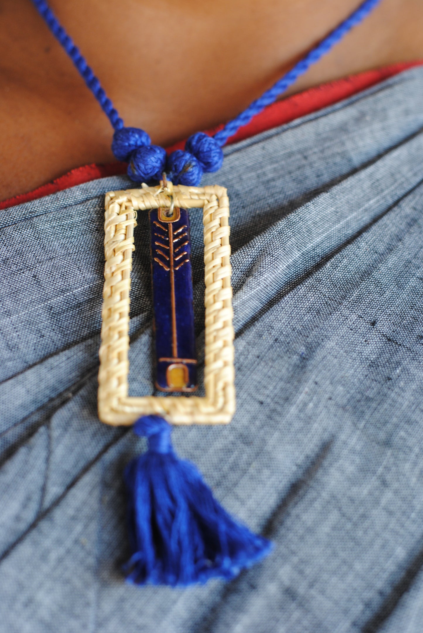 Jharokha Pendant Blue
