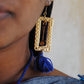 Jharokha Earrings Blue
