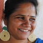 Chandrabindu Earrings (Green)