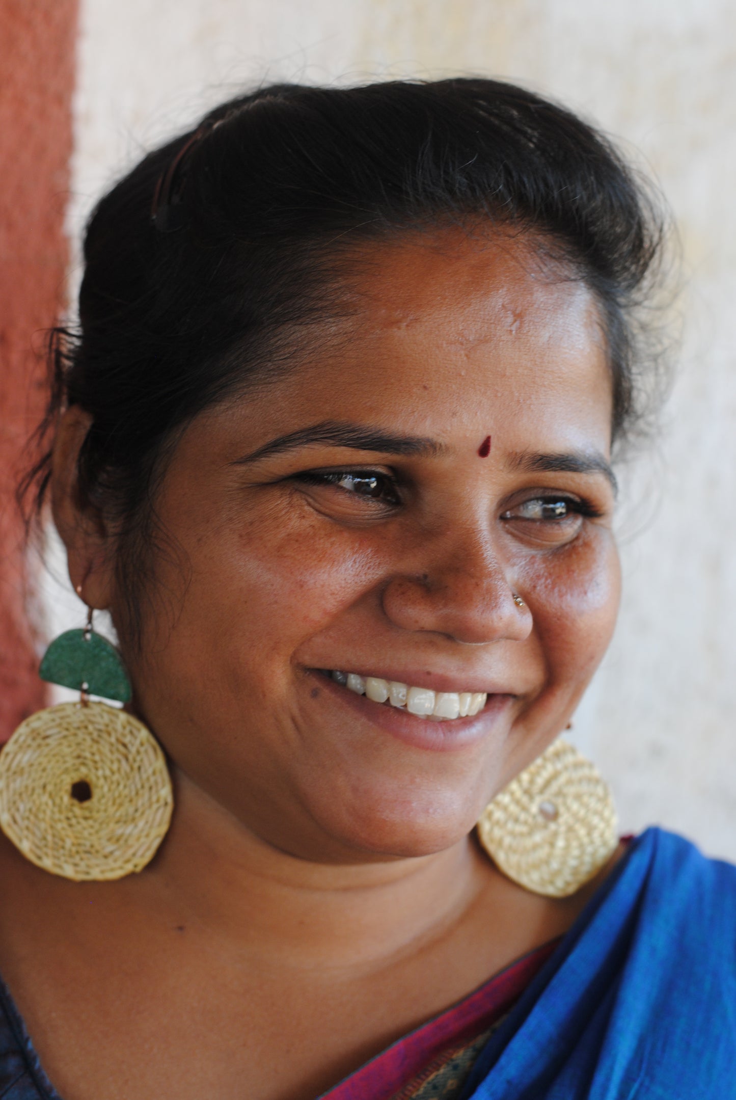 Chandrabindu Earrings (Green)