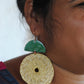 Chandrabindu Earrings (Green)