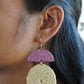 Chandrabindu Earrings (Red)