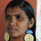 Chandrabindu Earrings (Blue)