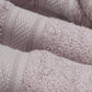 The Karira Collection - Bamboo Cotton Bath Towels And Hand Towels Set Of 2 (Grape Grey)