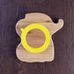 Bamboo Elephant Plate With Suction for Kids