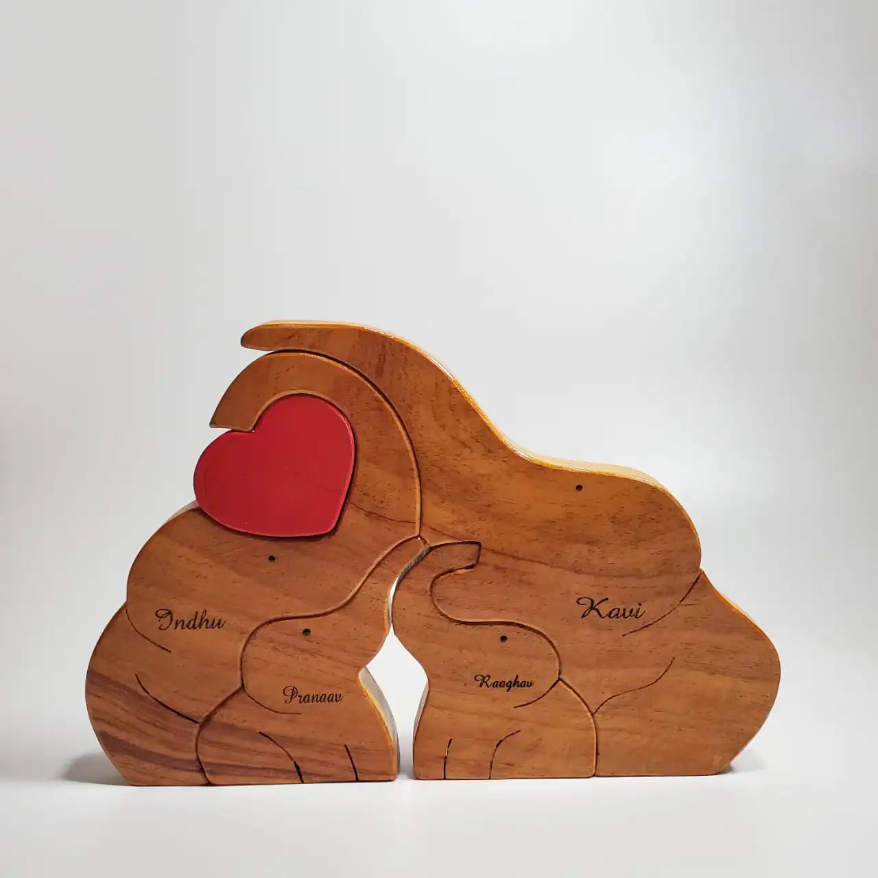 Elephant Family Twin Kids (Big Size)
