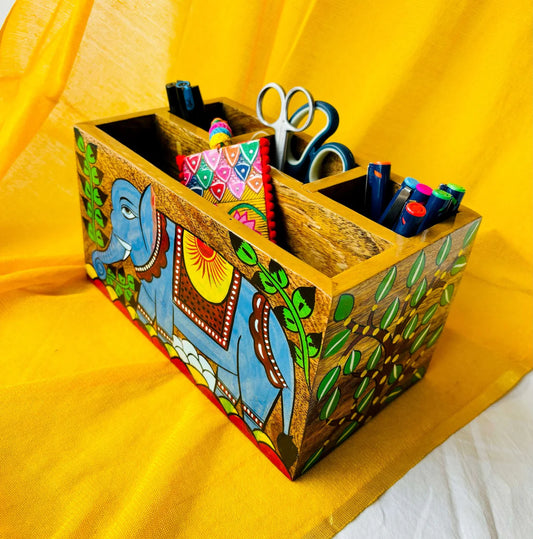 Gajanand Wooden Multipurpose Holder