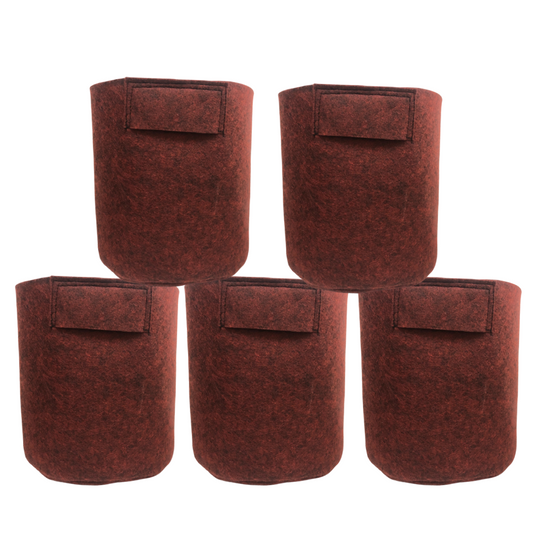 Geo Fabric Grow Bag || Size 10 x 10 inches || Set of 5