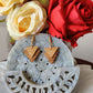 Handcrafted Bamboo Double V Shaped Earrings