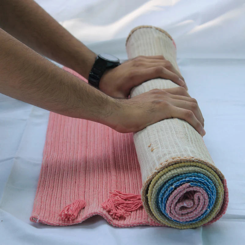 Herbal Chakra Drill Yoga Mat with Hurdles