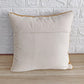 Mustard Yellow Kantha Cotton Square Design Cushion Cover