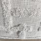Ivory Handtufted Cotton Cushion Cover