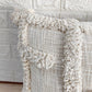 Ivory Handtufted Cotton Cushion Cover