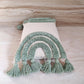 Ivory & Sage Green Tufted Boho Textured Cotton cushion cover