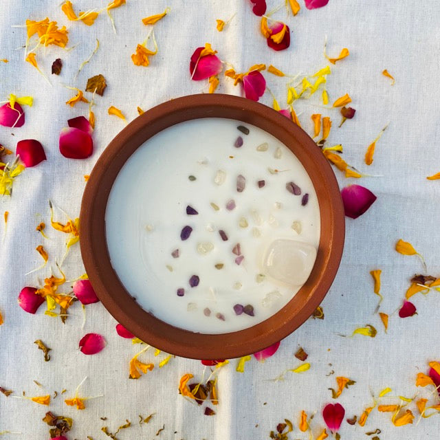 Vrindavani Indoor Outdoor Candles | 5 wick and & 7 wick | Citronella and Basil