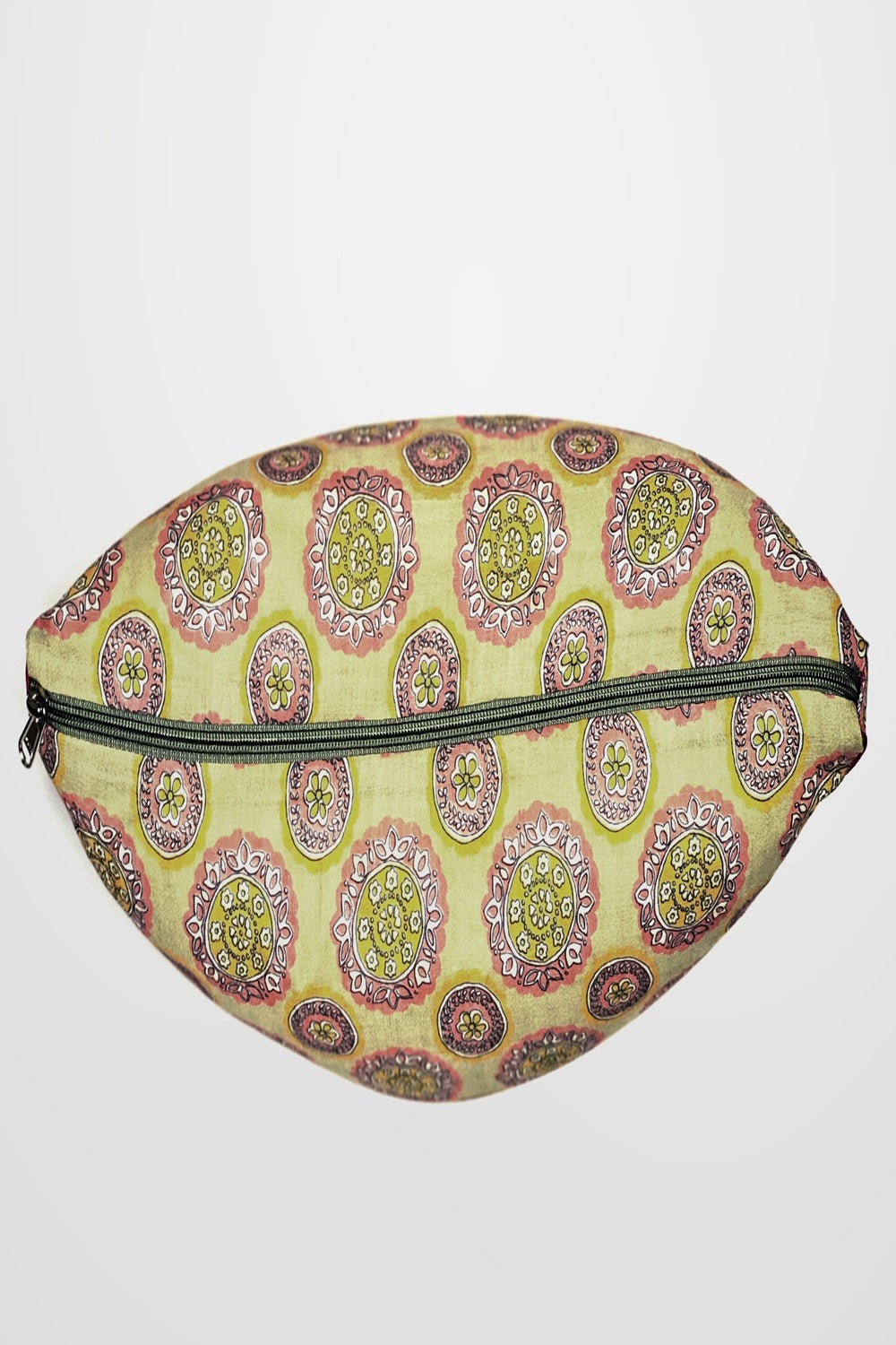 Yellow Crescent Meditation Cushion