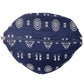 Blue Crescent Meditation Cushion